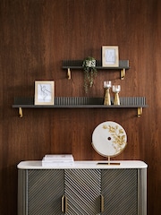 Charcoal Grey Valencia Shelf - Image 1 of 6