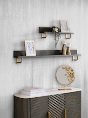Charcoal Grey Valencia Shelf - Image 2 of 6