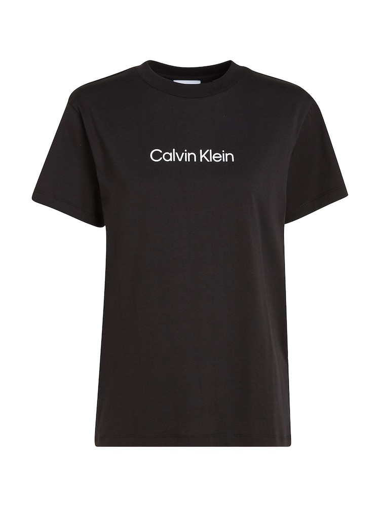 Calvin Klein Black Hero Logo T-Shirt - Image 4 of 6