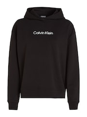Calvin Klein Black 100% Cotton Hero Logo Hoodie - Image 3 of 5