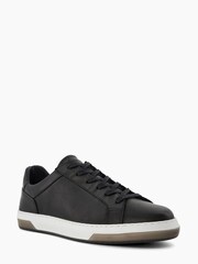 Dune London Black Tie Perf Detail Trainers - Image 2 of 5