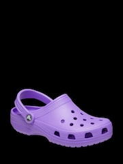Crocs Galaxy Purple Adults Classic Clogs - Image 5 of 5