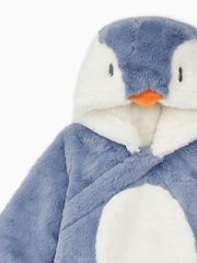 Mori Penguin Recycled Sherpa Cosy Pramsuit - Image 3 of 3