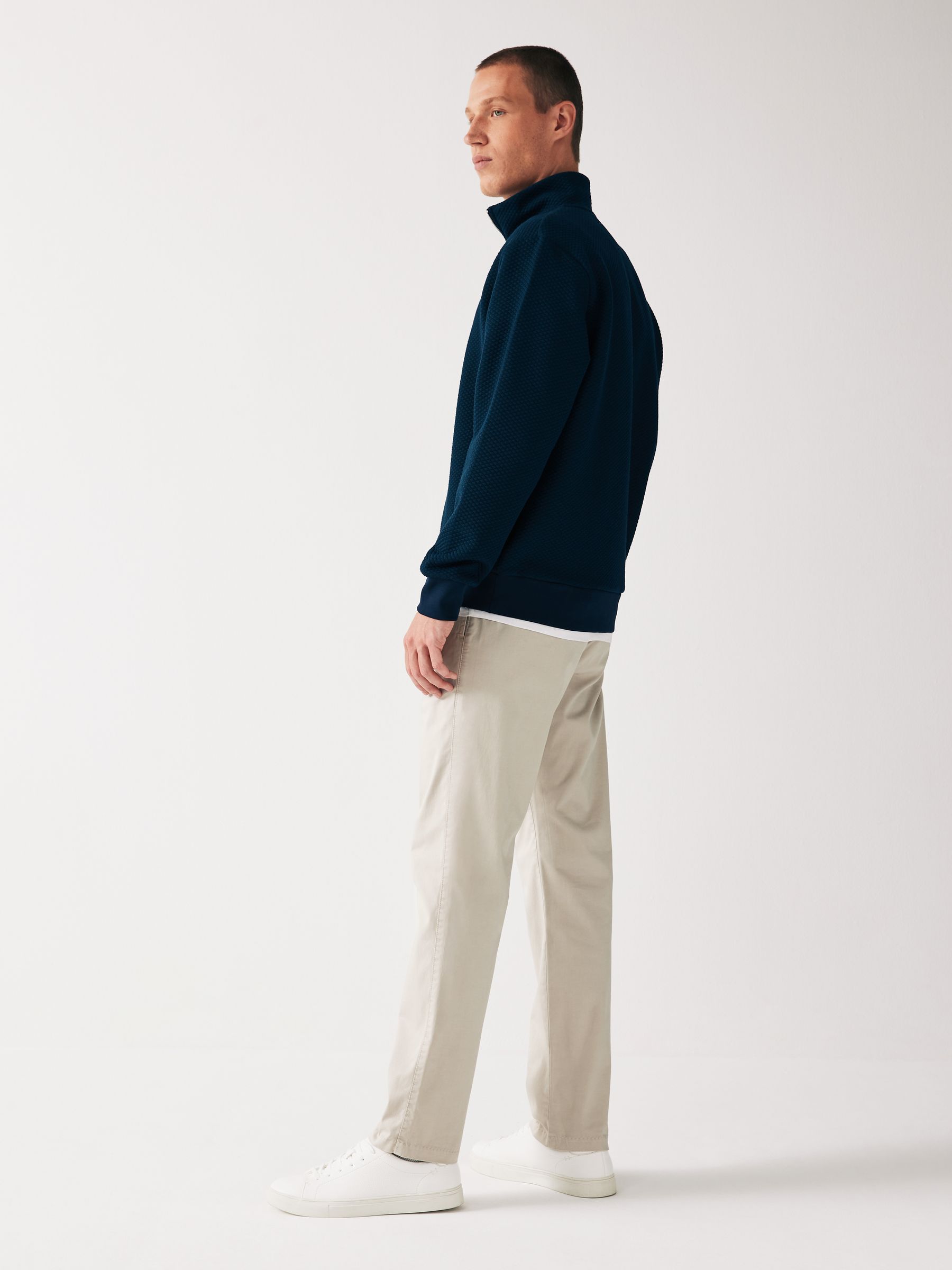 Buy Light Stone Slim Fit Premium Laundered Stretch Chinos Trousers from  Next Luxembourg