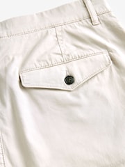 Hell Steinfarben - Premium Gewaschene Stretch Chinos Hose in schmaler Passform​​​​​​​ - Bild 9 von 10