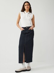 Fred Perry Womens Sleeveless Twin Tipped Polo Shirt - Image 2 of 4