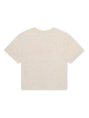 חולצת בטן עם שרוולים קצרים ולוגו בגוון טבעי של KENZO KIDS דגם Paris - תמונה 2 מתוך 2