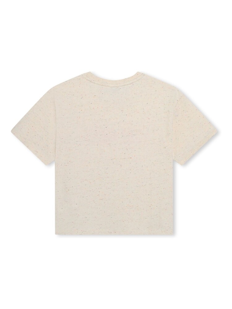 חולצת בטן עם שרוולים קצרים ולוגו בגוון טבעי של KENZO KIDS דגם Paris - תמונה 2 מתוך 2