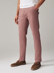 Pink Skinny Fit Stretch Chino Trousers - Image 1 of 9