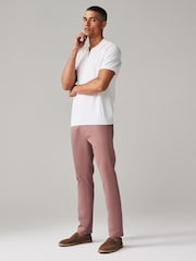 Pink Skinny Fit Stretch Chino Trousers - Image 3 of 9