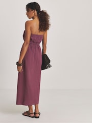 Simply Be Purple Bandeau Beach Dress - Image 4 of 4