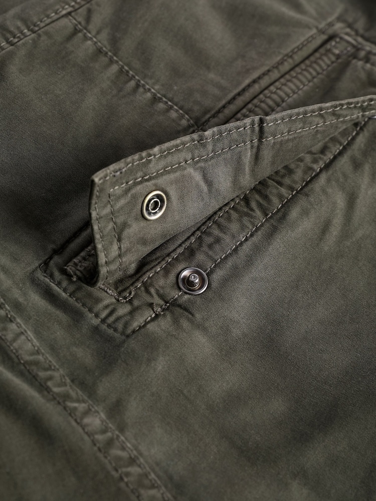Dark Khaki Green Regular Fit Cargo Trousers - Image 11 of 11 Dark Khaki Green Regular Fit Cargo Trousers - Image 11 of 11