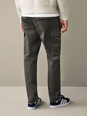 Dunkel Khaki/Grün - Cargohose in regulärer Passform - Bild 4 von 11