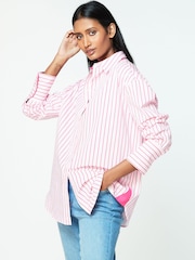Pink Stripe Oversized Shirt - Image 2 of 7