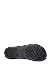 Crocs Black Brooklyn Flip Sandals - Image 5 of 5