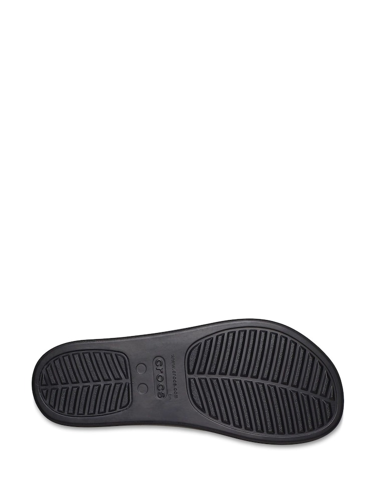 Crocs Black Brooklyn Flip Sandals - Image 5 of 5