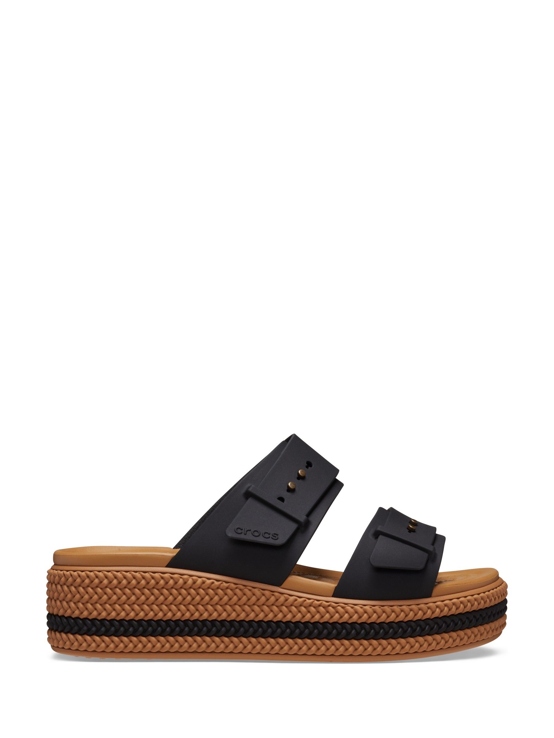 20-60代 人気ファッションブランド Black Crocs Buy Brooklyn USA Next from Sandals Buckle Woven 靴