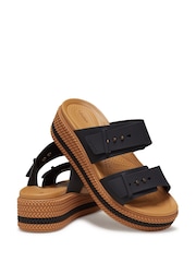 Crocs Black Brooklyn Woven Buckle Sandals - Image 4 of 7