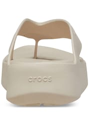 Crocs Beige Getaway Platform Flip Sandals - Image 2 of 7