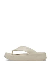 Crocs Beige Getaway Platform Flip Sandals - Image 5 of 7
