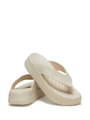 Crocs Beige Getaway Platform Flip Sandals - Image 7 of 7