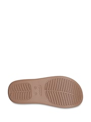 Crocs Brown Getaway Platform Flip Flops - Image 1 of 5