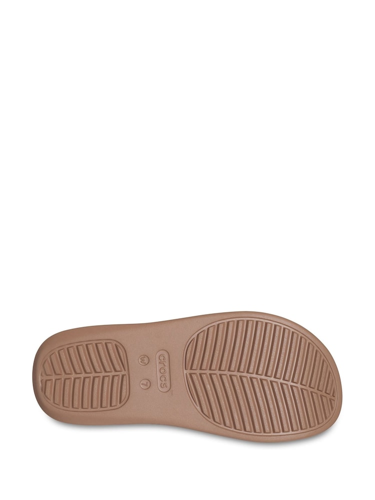 Crocs Brown Getaway Platform Flip Flops - Image 1 of 5 Crocs Brown Getaway Platform Flip Flops - Image 1 of 5
