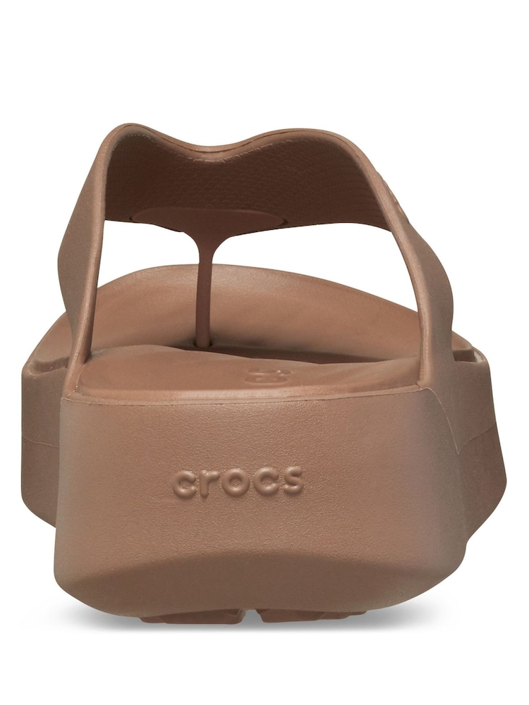 Crocs Brown Getaway Platform Flip Flops - Image 2 of 5 Crocs Brown Getaway Platform Flip Flops - Image 2 of 5