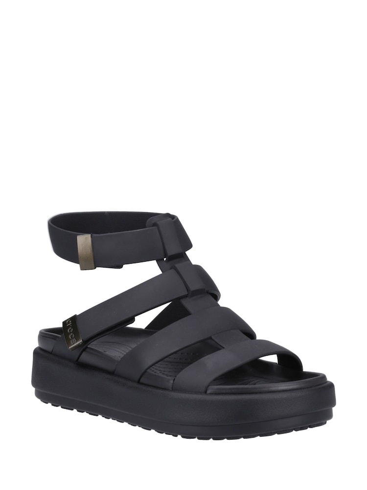 Crocs Black Brooklyn Gladiator Sandals - Image 2 of 4