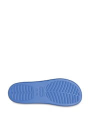 Crocs Blue Classic Platform Slide Sandals - Image 7 of 7
