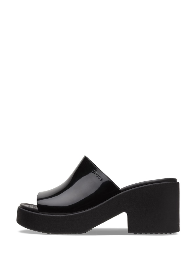 Crocs Brooklyn Slide High Shine Sandal - Image 3 of 7