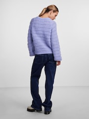 PIECES Blue Cosy Long Sleeve Jumper - Image 2 of 6