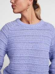PIECES Blue Cosy Long Sleeve Jumper - Image 4 of 6