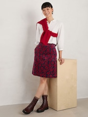 Seasalt Cornwall Blue Ferry Crossing Skirt - Image 3 of 6