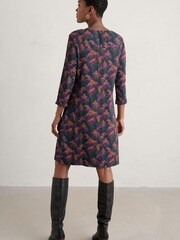 Seasalt Cornwall Tall Blue Print Makers Dress - Image 2 of 5