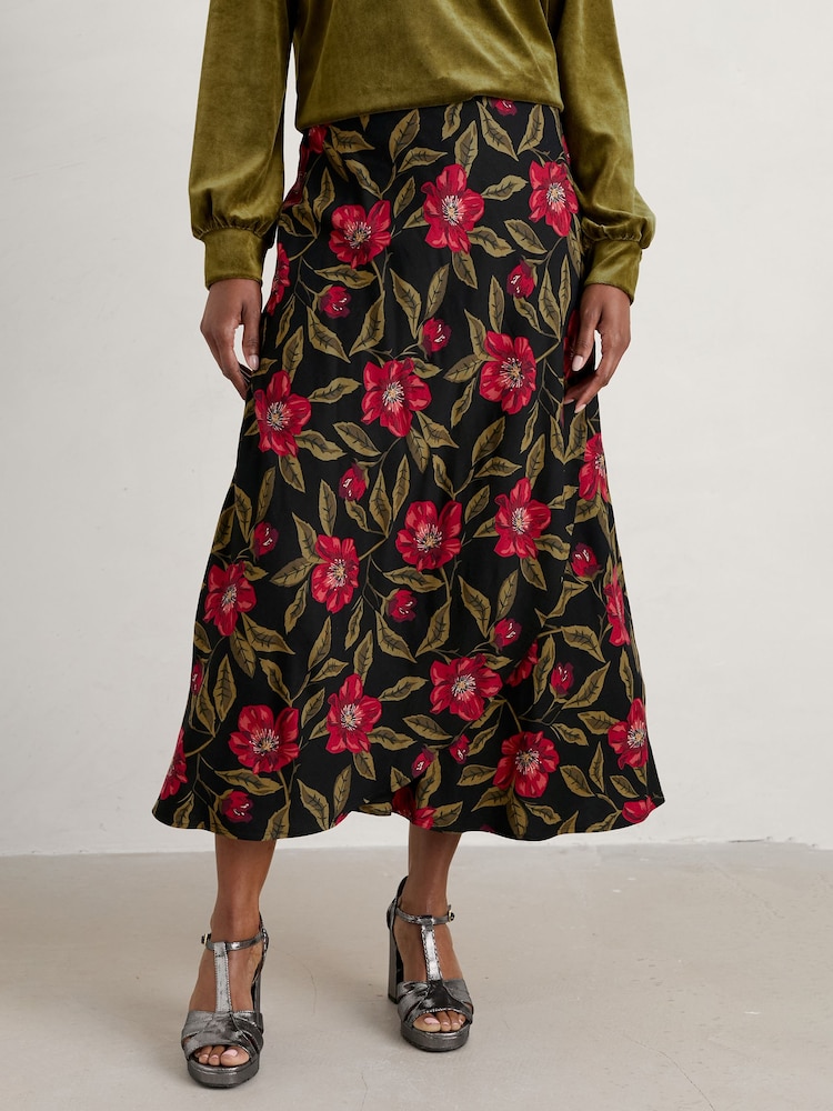 Seasalt Cornwall Honeysuckle Garland Black Skirt - Image 2 of 7