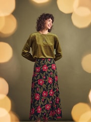 Seasalt Cornwall Honeysuckle Garland Black Skirt - Image 5 of 7
