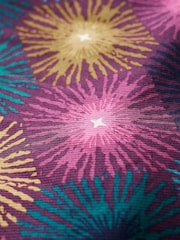 Seasalt Cornwall Purple Forestry Printed Midi Dress - Image 11 of 11