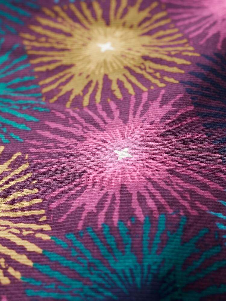 Seasalt Cornwall Purple Forestry Printed Midi Dress - Image 11 of 11