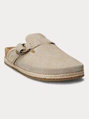Polo Ralph Lauren Suede Turback Clogs - Image 1 of 4