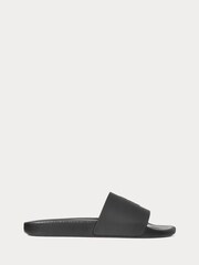 Polo Ralph Lauren Black Signature Pony Sliders - Image 2 of 4