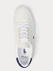 Polo Ralph Lauren Court Leather-Paneled Trainers - Image 3 of 4