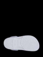 Crocs Violet Purple Kids Classic Glitter Clogs - Image 5 of 6