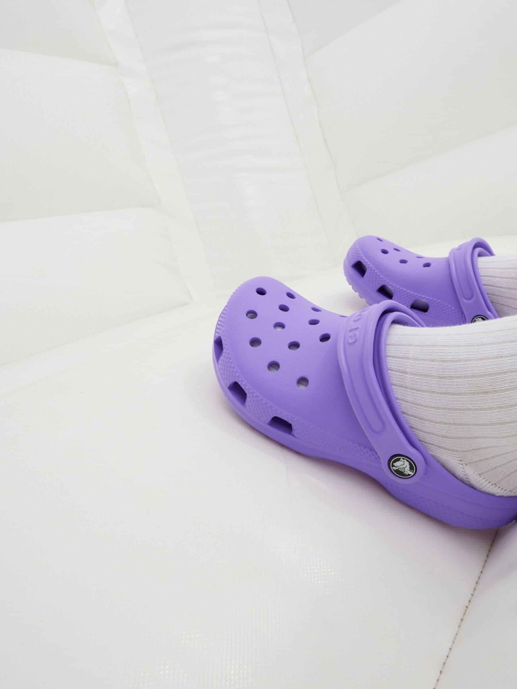 Buy Crocs Dark Purple Kids Unisex Classic Clogs from Next USA Buy Crocs Dark Purple Kids Unisex Classic Clogs from Next USA
