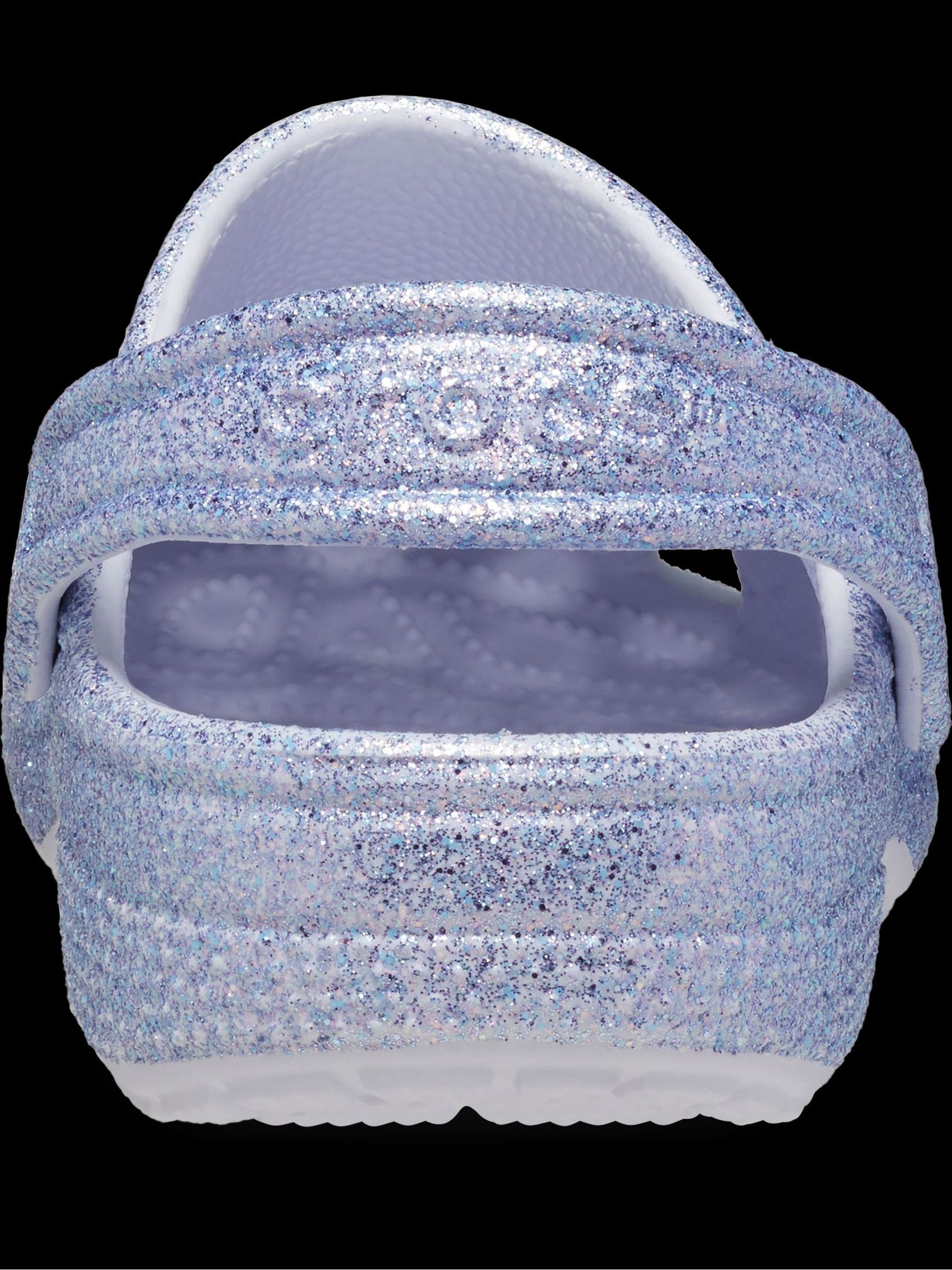 Buy Crocs Black Classic Platform Glitter Clogs from Next Romania