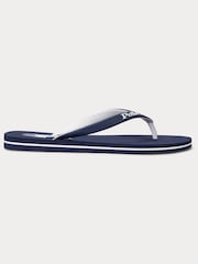 Polo Ralph Lauren Navy Camo Print Flip Flops - Image 2 of 5