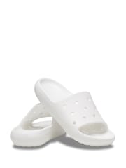 Crocs White Classic Unisex Sandals - Image 3 of 5