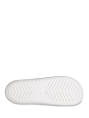 Crocs White Classic Unisex Sandals - Image 5 of 5
