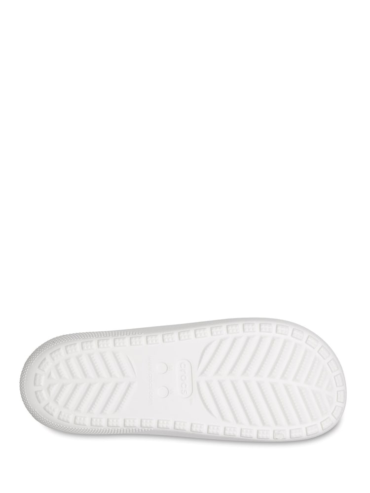 Crocs White Classic Unisex Sandals - Image 5 of 5