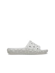 Crocs Grey Geometric Slide Sandals - Image 1 of 8